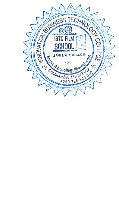 IBTC Film & Design School official stamp